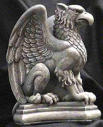 Griffin - body of a lion, with head and wings of an eagle. 