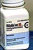 Ritalin a brandname of methylphenidate.